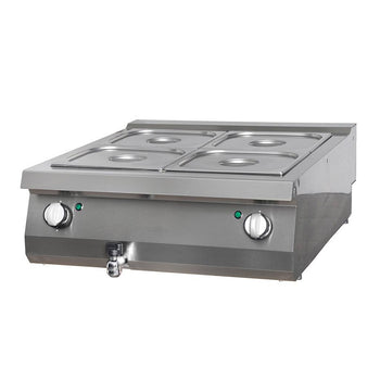 Bain Marie electric, dublu, 70cm, 2kW Lucrezi cu ingrediente care nu