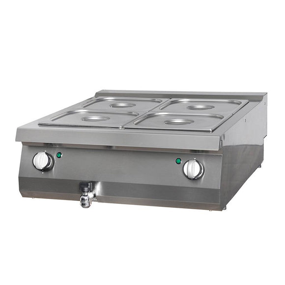 Bain Marie electric, dublu, 70cm, 2kW Lucrezi cu ingrediente care nu