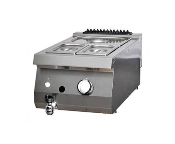Bain Marie pe gaz, 70cm, 2kW Lucrezi cu ingrediente care nu
