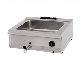 Bain Marie pe gaz, dublu, 70cm, 4kW Lucrezi cu ingrediente care nu