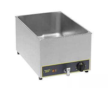 Bain-marie cu robinet de scurgere GN 11 - 1.75 kW, 230V, dimensiuni exterioare 320x580x260mm