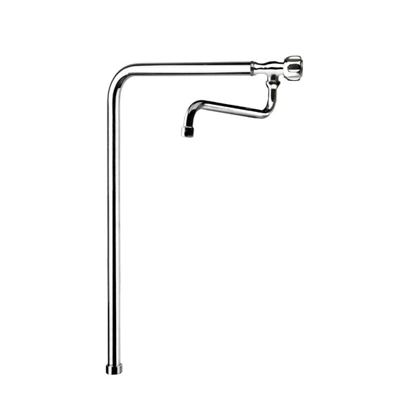 Baterie extra înaltă cu gura de scurgere pivotantă, H 68 cm