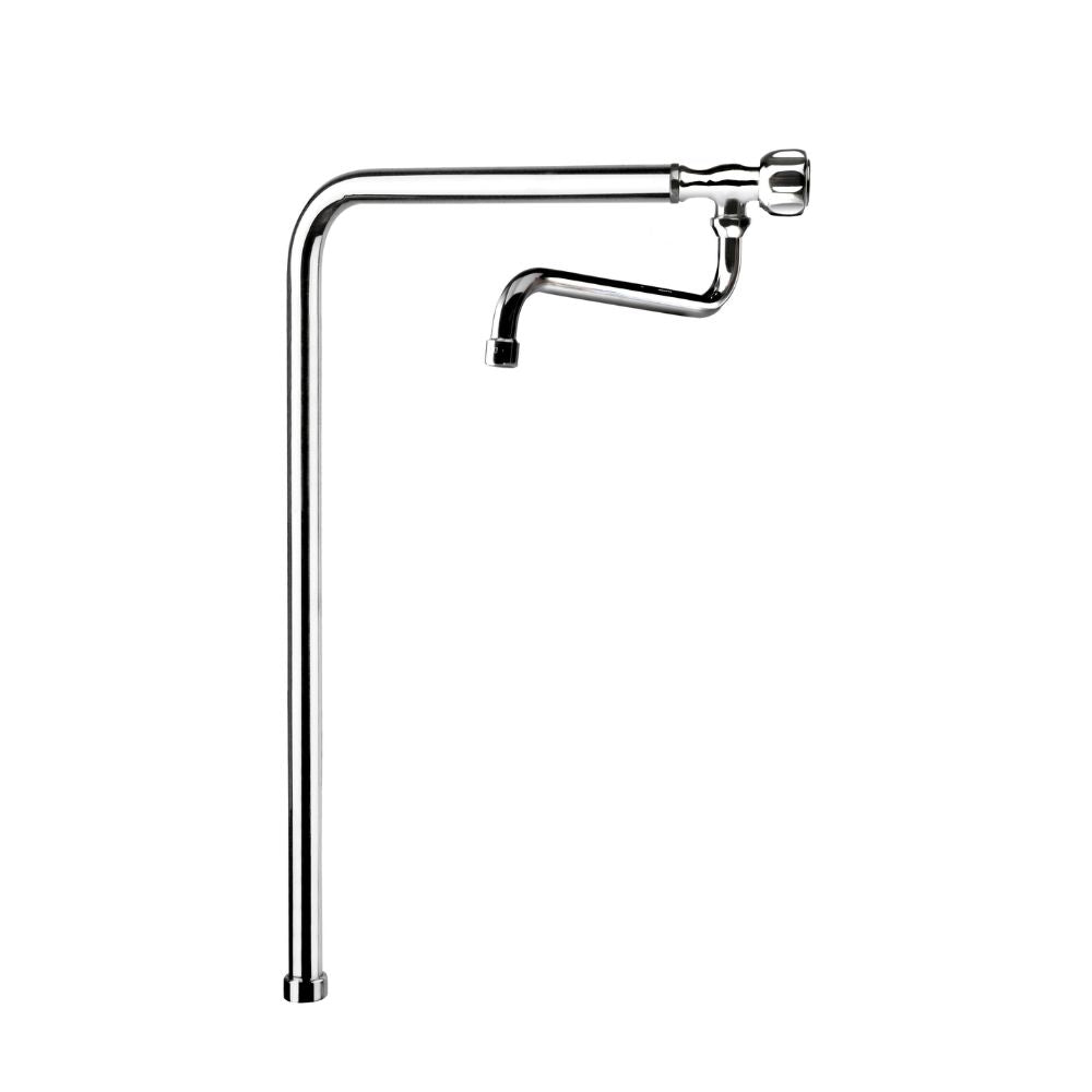 Baterie extra înaltă cu gura de scurgere pivotantă, H 68 cm