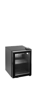 Racitor bauturi mic negru BC20S, 20 l, +2/+10C, 1 usa sticla Tefcold – racitor compact pentru bauturi, ideal pentru baruri, cafenele si receptii hotel