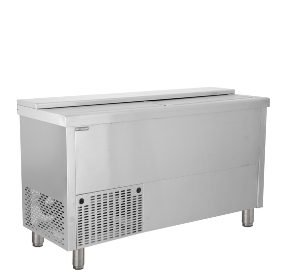 Racitor sticle bar inox BHC300, 293 l, +2/+8C, static Tefcold – racitor profesional inox pentru sticle, bar si restaurant