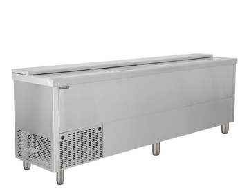 Racitor sticle bar inox BHC600, 565 l, +2/+8C, static Tefcold – racitor profesional inox pentru sticle, bar si restaurant