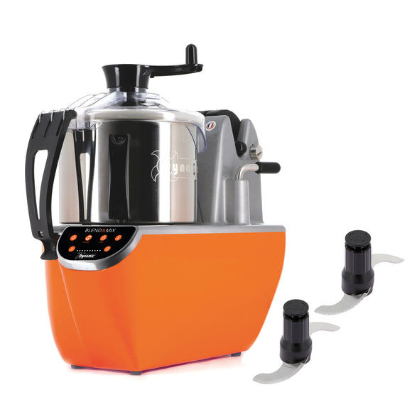 Blender vertical, 2 viteze 15003000 rpm, functie puls revers, 2 cutite, bol 5.4 litri, comenzi digitale, 1,1 kW