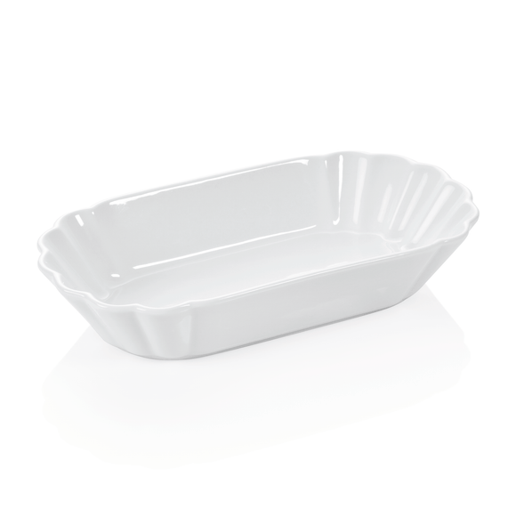 Bol pentru cartofi prajiti, 25 x 12,5 x 5 cm, set 6 bucati, portelan