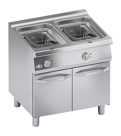 Friteuza electrica baza inchisa, 2 x 10 Litri, 16 kW