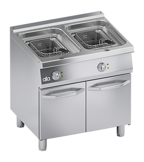 Friteuza electrica baza inchisa, 2 x 10 Litri, 16 kW