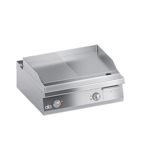Plita fry-top pe electrica 1/2 neteda 1/2 striata, 8.20 kW