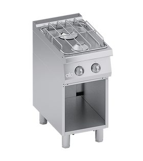 Masina de gatit cu 2 arzatoare, baza deschisa, 10 kW