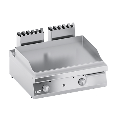 Plita fry-top pe gaz, neted, aprindere electronica