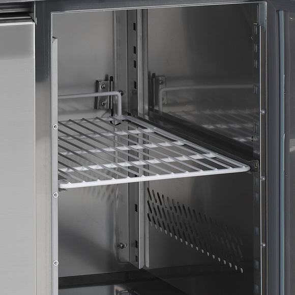 Congelator masa inox cu splash CF7210 vedere laterala Tefcold – congelator masa inox cu splash-guard pentru bucatarie profesionala restaurant