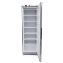 Congelator vertical, -18C -22C, exterior inox, racire statica, 6 polite fixe, 400 litri