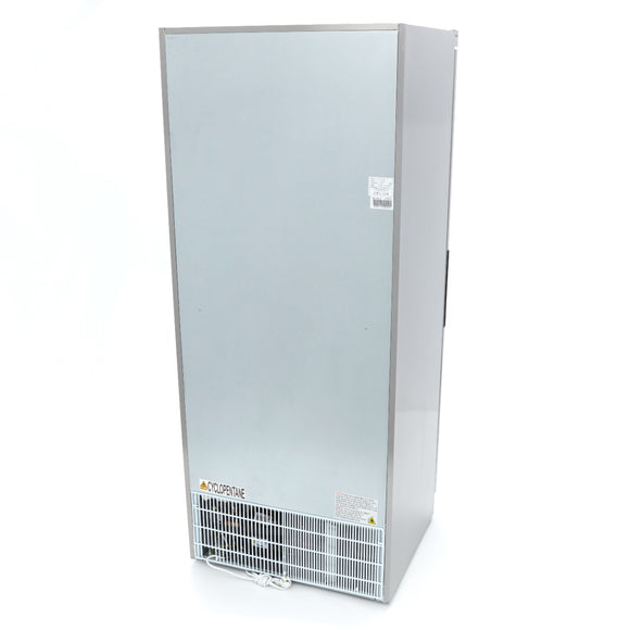 Congelator vertical, -18C -22C, exterior inox, racire statica, 6 polite fixe, 600 litri