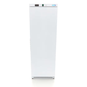 Congelator vertical, -18C -22C, racire statica, 6 polite fixe, 400 litri, alb