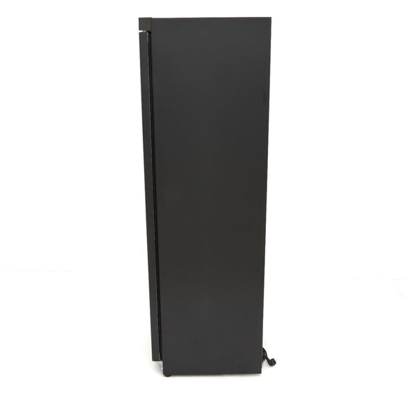Congelator vertical, -18C -22C, racire statica, 6 polite fixe, 400 litri, negru
