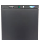 Congelator vertical, -18C -22C, racire statica, 6 polite fixe, 400 litri, negru