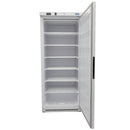 Congelator vertical, -18C -22C, racire statica, 6 polite fixe, 600 litri, alb
