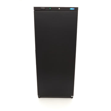 Congelator vertical, -18C -22C, racire statica, 6 polite fixe, 600 litri, negru
