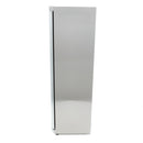 Congelator vertical cu usa sticla, -18C -22C, exterior inox, racire statica, 6 polite fixe, 400 litri