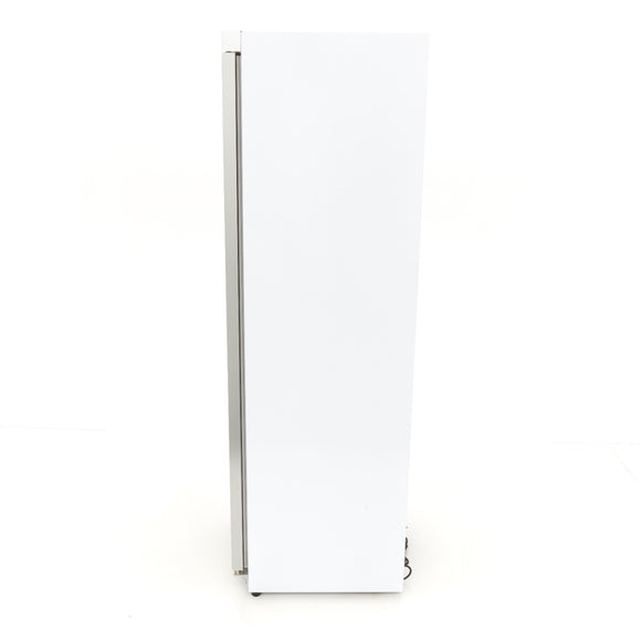 Congelator vertical cu usa sticla, -18C -22C, racire statica, 6 polite fixe, 400 litri, alb
