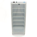 Congelator vertical cu usa sticla, -18C -22C, racire statica, 6 polite fixe, 600 litri, alb