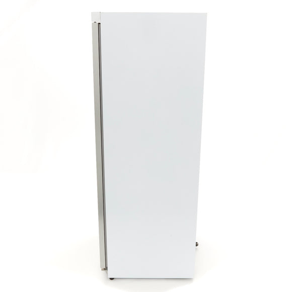Congelator vertical cu usa sticla, -18C -22C, racire statica, 6 polite fixe, 600 litri, alb