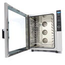 Cuptor combi steam, cap. 10 tavi (GN 11 60 x 40cm), aburi, analogic, 11.8 kW, 380V Cu acest cuptor combinat cu