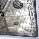 Cuptor combi steam, cap. 10 tavi (GN 11 60 x 40cm), aburi, analogic, 11.8 kW, 380V Cu acest cuptor combinat cu