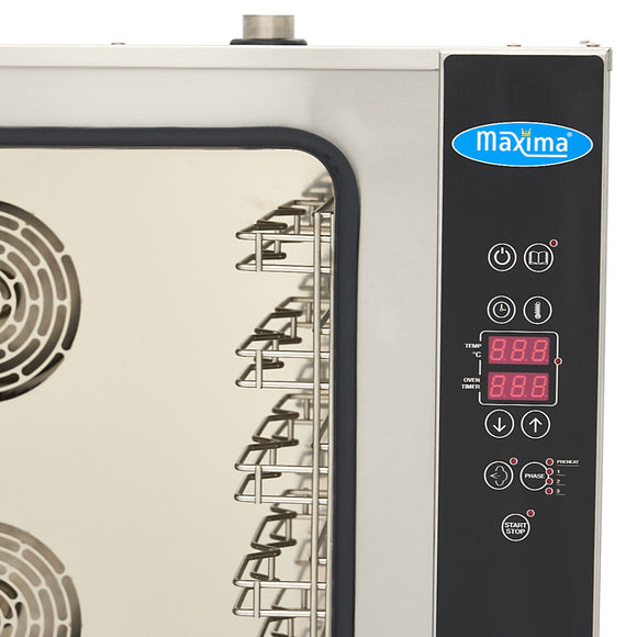 Cuptor combi steam, cap. 10 tavi (GN 11 60 x 40cm), aburi, digital, 11.8 kW, 380V