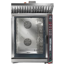 Cuptor electric 10 tavi (GN 11 sau 60x40 cm) comenzi digitale, abur, hota, sistem de spalare 12,7 kW