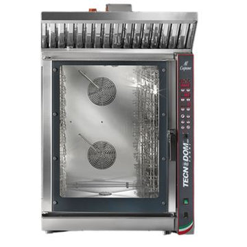 Cuptor electric 10 tavi (GN 11 sau 60x40 cm) comenzi digitale, abur, hota, sistem de spalare 12,7 kW