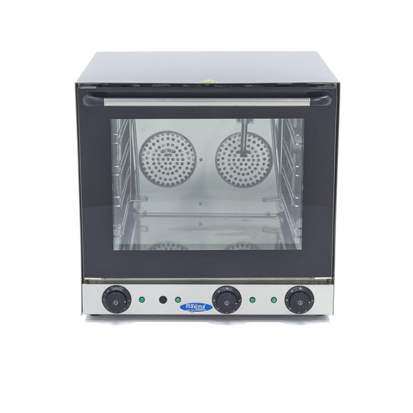 Cuptor electric pentru 4 tavi (43.5x31.5 cm), analogic, cu grill, convectie, aburi, timer, 2.62 kW, 230V