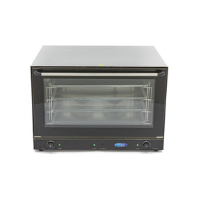 Cuptor electric pentru 4 tavi (60x40 cm), analogic, convectie, aburi, timer, 6,4 kW, 380V In acest cuptor profesional cu