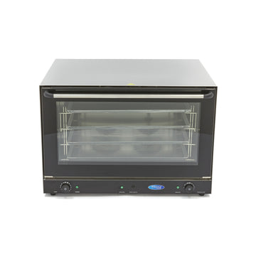 Cuptor electric pentru 4 tavi (60x40 cm), analogic, convectie, aburi, timer, 6,4 kW, 380V In acest cuptor profesional cu
