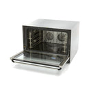 Cuptor electric pentru 4 tavi (60x40 cm), analogic, convectie, aburi, timer, 6,4 kW, 380V In acest cuptor profesional cu