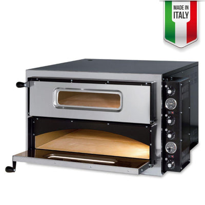 Cuptor pizza dublu electric, pt. 8 pizza de Ø 35cm, 9.6 kW