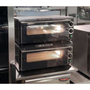 Cuptor pizza paine cu 1 camera de 42x42xH11 cm, alimentare 230 V, putere 2.95kW Spatios si compact 42 cm