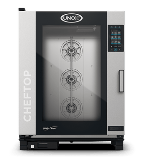 Cuptor UNOX pentru bucatarie CHEFTOP MIND.Maps PLUS 10 tavi GN 21 alimentare pe gaz, comenzi touch screen cu display 9.5