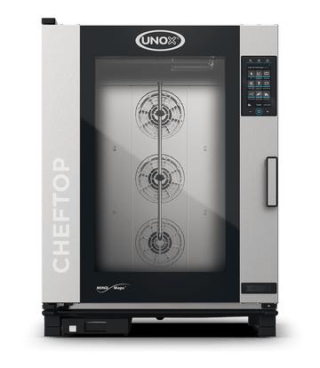 Cuptor UNOX pentru bucatarie CHEFTOP MIND.Maps PLUS 10 tavi GN 21 alimentare pe gaz, comenzi touch screen cu display 9.5