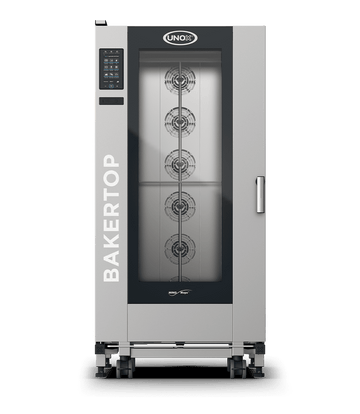 Cuptor UNOX pentru patiserie BAKERTOP MIND.Maps PLUS 16 tavi 600x400 alimentare pe gaz, comenzi touch screen cu display 9.5