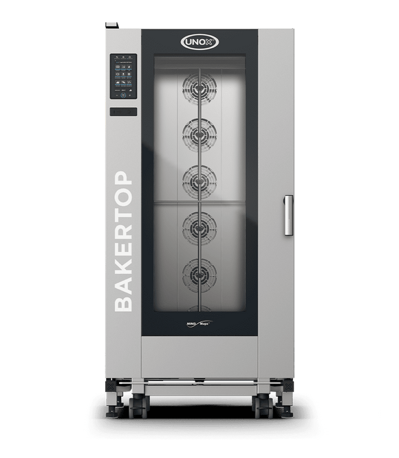 Cuptor UNOX pentru patiserie BAKERTOP MIND.Maps PLUS 16 tavi 600x400 alimentare pe gaz, comenzi touch screen cu display 9.5