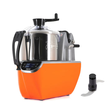 Cutter blender vertical, viteza variabila 350 - 3500 rpm, functie puls, revers, timer, 1 cutit, bol 5.4 litri, afisaj...