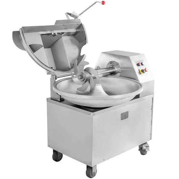 Cutter orizontal pentru carne legume, 25 Litri , Ø bol 70 cm, 300 kg ora, 2.2 - 2.8 kW, 380 V