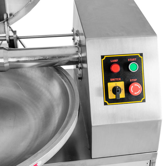 Cutter orizontal pentru carne legume, 25 Litri , Ø bol 70 cm, 300 kg ora, 2.2 - 2.8 kW, 380 V
