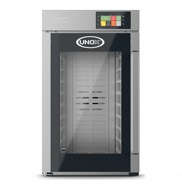 Cabinet de mentinere la cald UNOX EVEREO 10 tavi GN 11 alimentare electrica, comenzi touch screen cu display 9.5