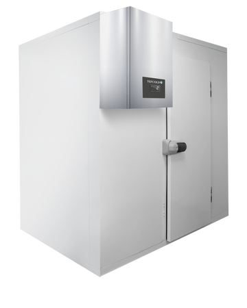 Camera frigorifica completa 210x240xH220 cm cu podea inox agregat frigorific, tem. 0 8 C, 1 usa, refrigerare ventilat,...