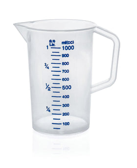 Cana gradata, polipropilena transparenta 3 L Ø 17 cm H 24 cm Cana gradata de 3 litri